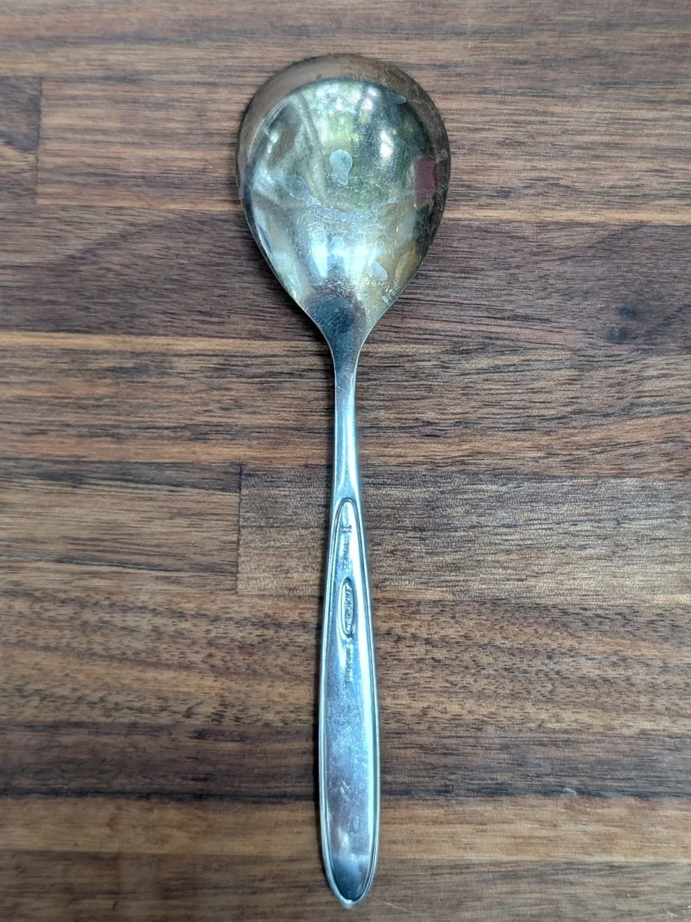 Towle Sterling Silver Sugar Spoon In Pattern Rose Solitaire